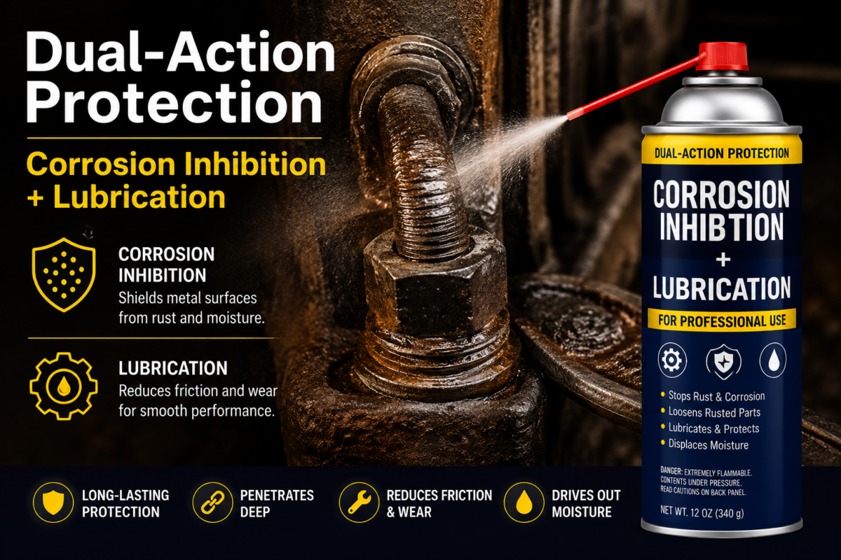 Dual-action-corrosion-and-lubrication-protection Top Anti‑Rust Solution in Malaysia: Ferrovic’s Advanced Lubricants for Ultimate Protection Industrial Lubricant 